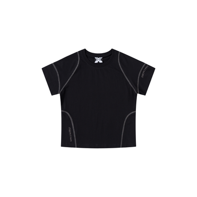 Mertra Vein Baby Tee (Black)