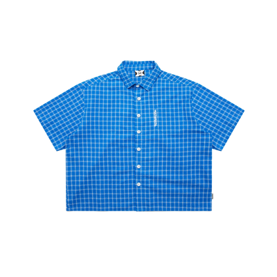 Mertra Plaid Shirt (Lapis)
