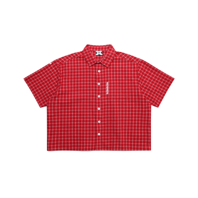 Mertra Plaid Shirt (Red)